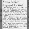 Marriage of Benner / Buck