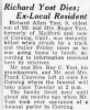 Obituary for Richard Allen Yost - Medford Mail Tribune