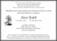 Traueranzeige Alex Stahl 1933-2015