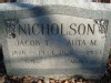 GS Auta Mae Rauh Rollings & Jacob Thomas Nicholson Headstone