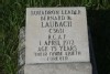 Bernard Laubach gravestone