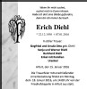 Todesanzeige Erich Diehl