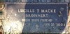 Findagrave  Lucille Thelma “Lucy” Lyerla Macke