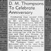 15th Wedding Celebration Announcement for Duncan Moehonua Thompson Sr.