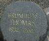 Findagrave  Brunhilde Thomas