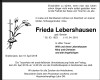 Luise Frieda BENDER