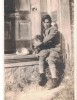 Hoffses, Ralph - Spring 1930 - photo at Back Cove home with cat