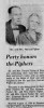 Horace Pipher party