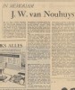 IN MEMORIAM J. W. van Nouhuys