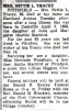 Nettie L (Starbird) Woodbury-Tracy Obituary. 19 Aug 1953 Waterville Sentinel